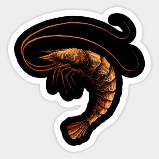 SHRIMP ART Sticker